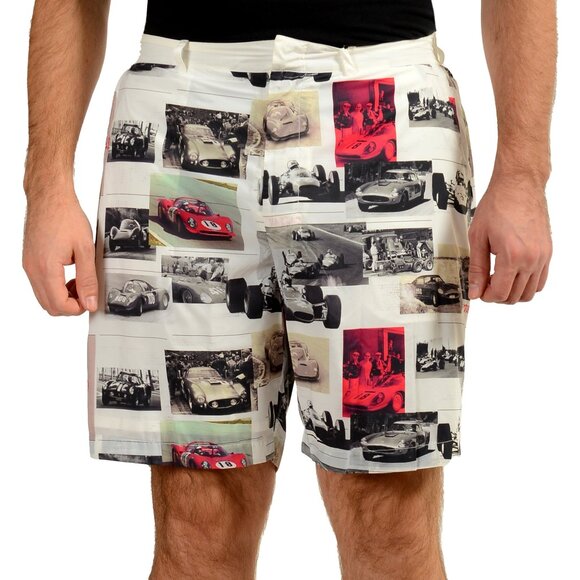 Scuderia Ferrari Men's "Fluid Print" Multi-Color Shorts US 3XL IT 58 - Picture 1 of 6